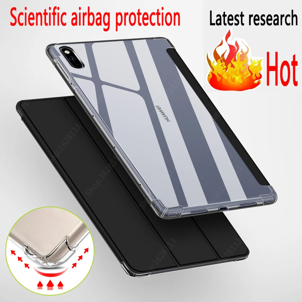 Чехол для Huawei MatePad Pro 10 8 Mediapad M6 4 дюйма 2019 Honor V6 2020 подушка безопасности Прозрачная