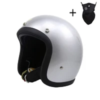 ttco japanese korea style glass fiber jet helmets retro open face motorcycle scooter helmet motorbike riding capacete moto dot
