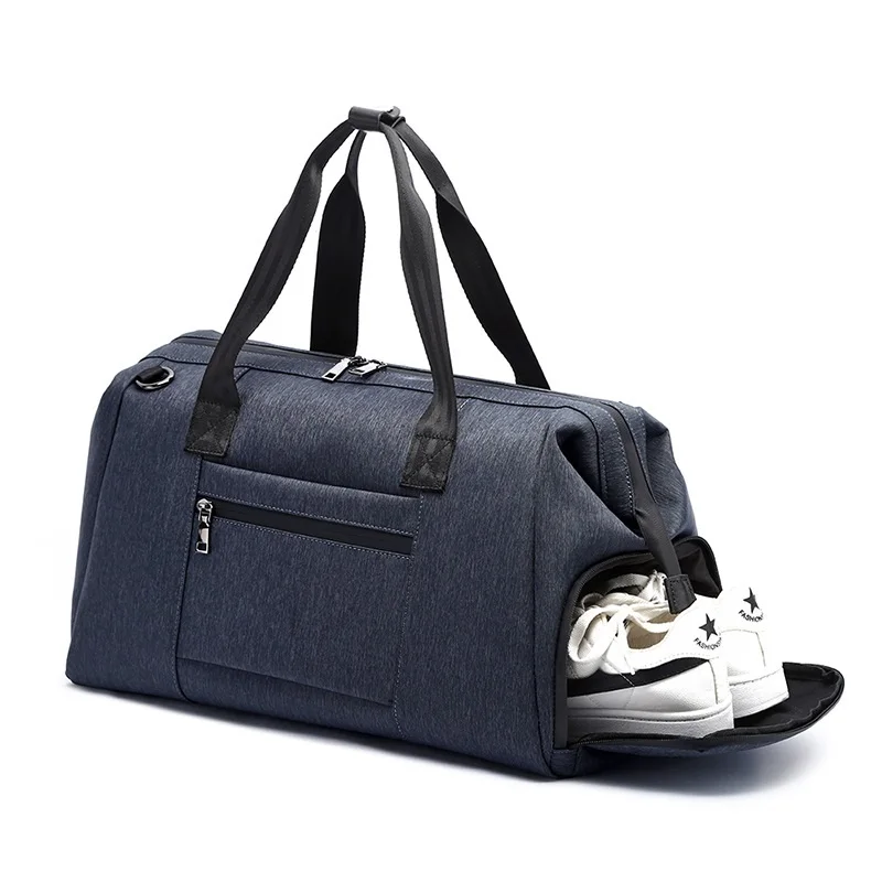 

Waterproof Fitness Bag Dry and Wet Combo Handbag with Shoe Compartment Men Shoulder Crossdody Bag Large Luggage Portable Duffle