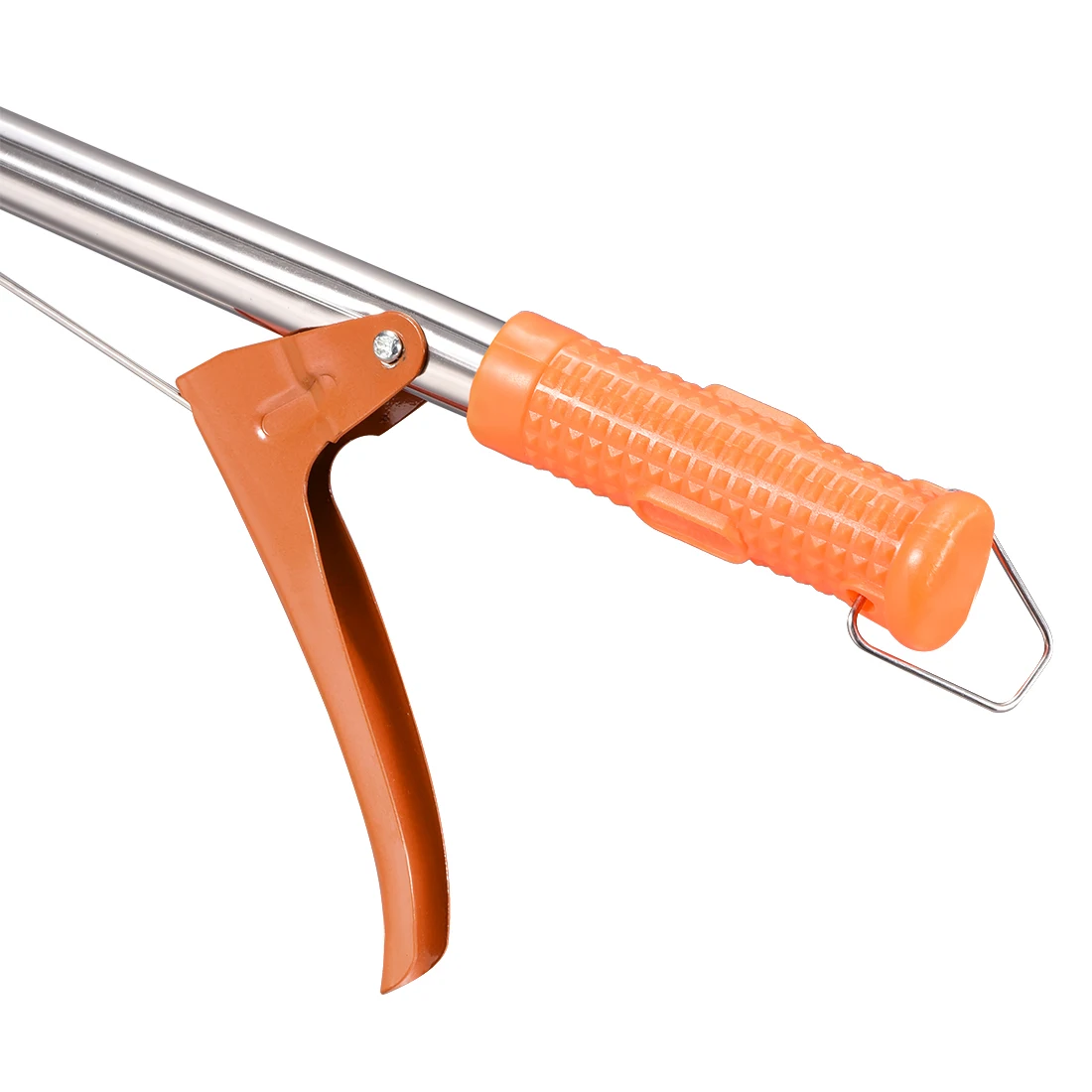 

uxcell 47inch Grabber Reacher Gripper Tool Claw Garbage Picker Stainless Steel Orange