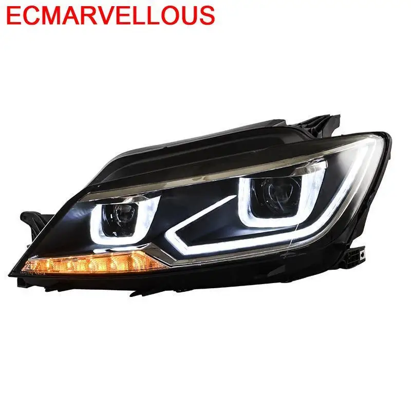 Стайлинг дневные ходовые Боковые указатели поворота Luces Led Para авто фары