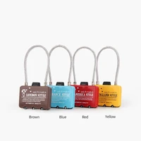 travel trolley luggage accessories backpack tool luggage password lock gym locker cabinet metal padlock