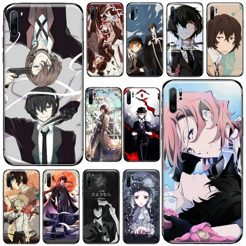 

Anime Bungou Stray Dogs Phone Case For Huawei honor Mate P 9 10 20 30 40 Pro 10i 7 8 a x Lite nova 5t