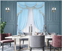 3d wallpaper custom photo mural european palace style artistic background curtains room decoration wallpaper for walls in rolls