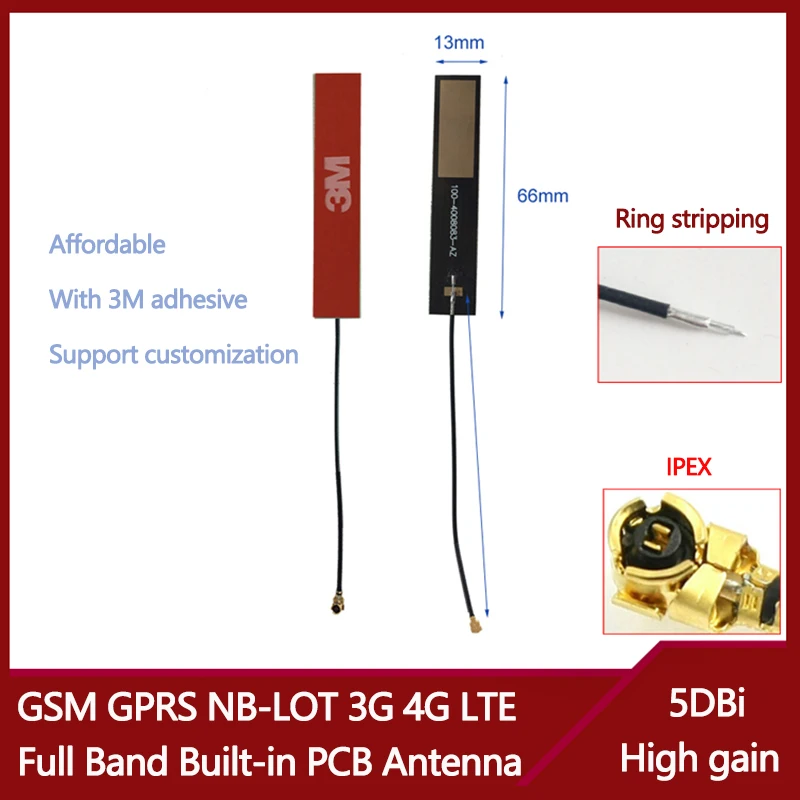 Новая GSM GPRS nb lot 3G 4G LTE полная полоса Встроенная антенна PCB клейкая 700 960/1700 2170 МГц