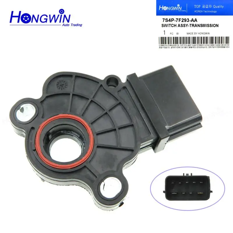 Neutral Safety Switch Gearbox Shifting Sensor Switch For Ford Focus 1998-2011 C-Max Fiesta 7S4P-7F293-AA 7S4P7F293AA 4610018