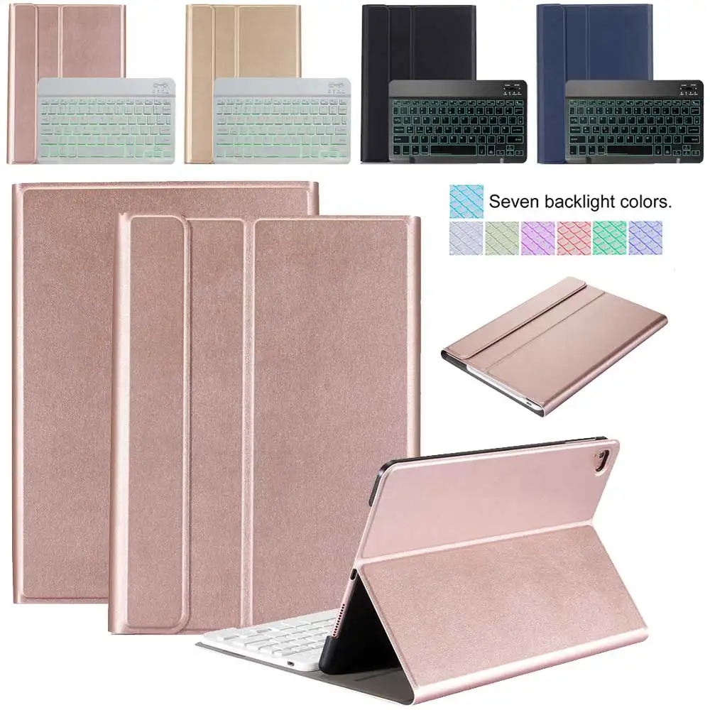 Чехол для iPad Pro 11 2018 С Подсветкой Bluetooth клавиатура чехол планшета из искусственной