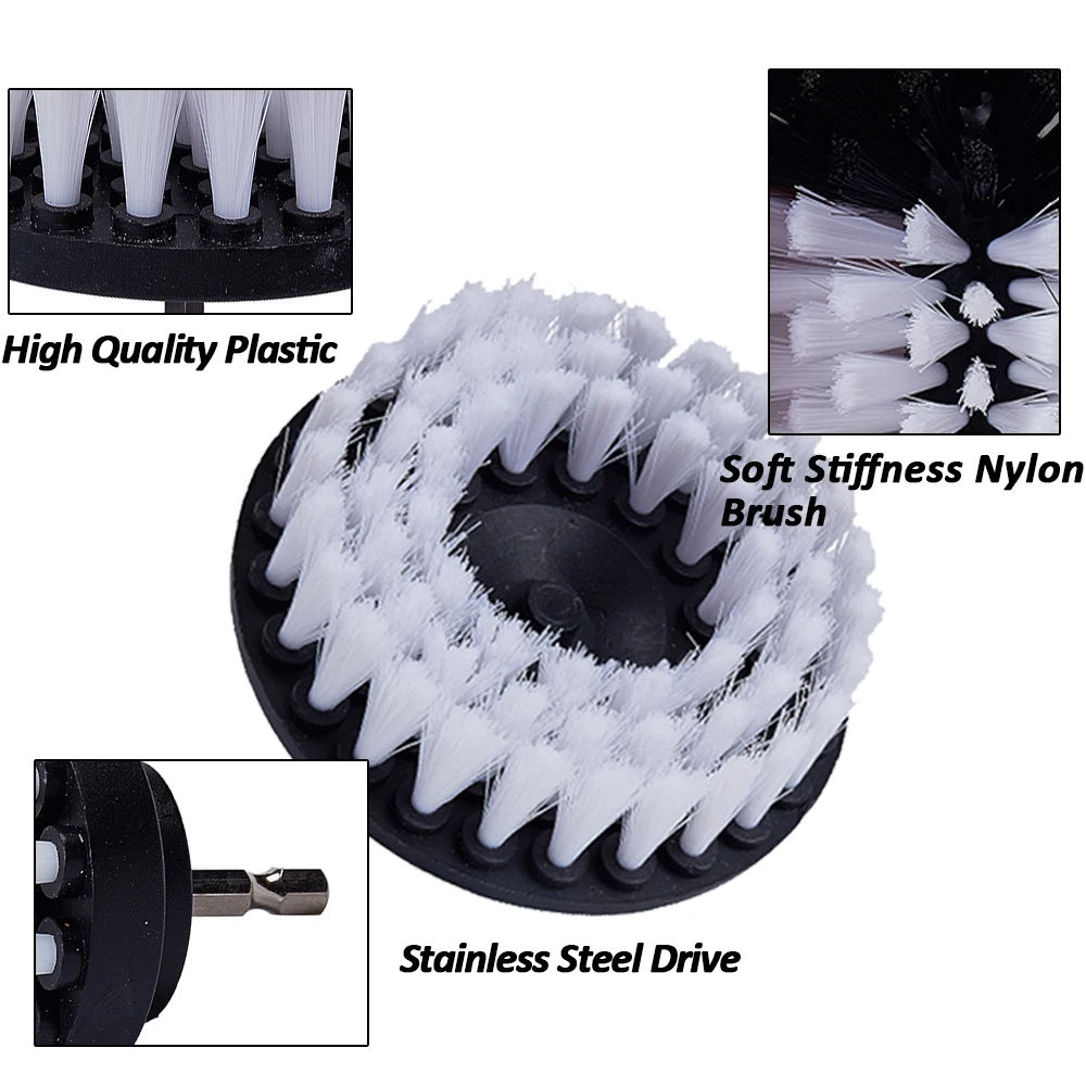 5 шт./компл. Мощность скруббер дрель кисть для уборки машины щетка Стекло шин Обод