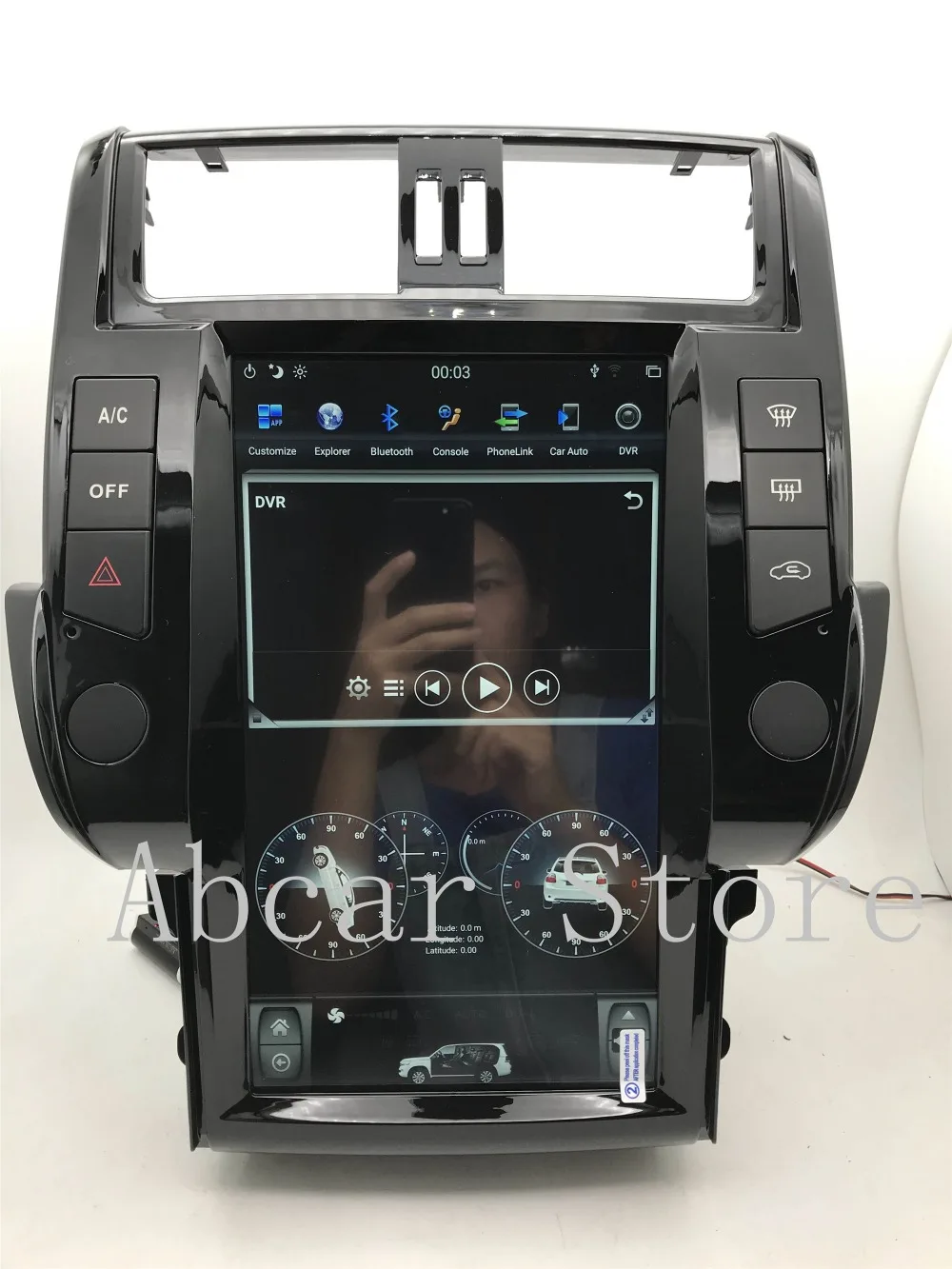13,6 ''Tesla стиль Android 8,1 ips автомобильный dvd-плеер gps навигация для Toyota Land Cruiser Prado 150 радио
