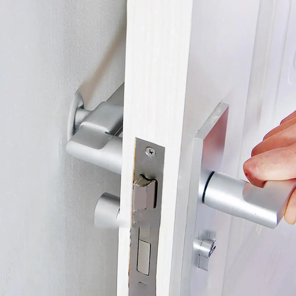 

2PCS Doorknob Wall Mute Crash Pad Door Cabinet Door Handle Lock Silencer Anti-Collision Silicone Doorknob Cushion Door Stopper