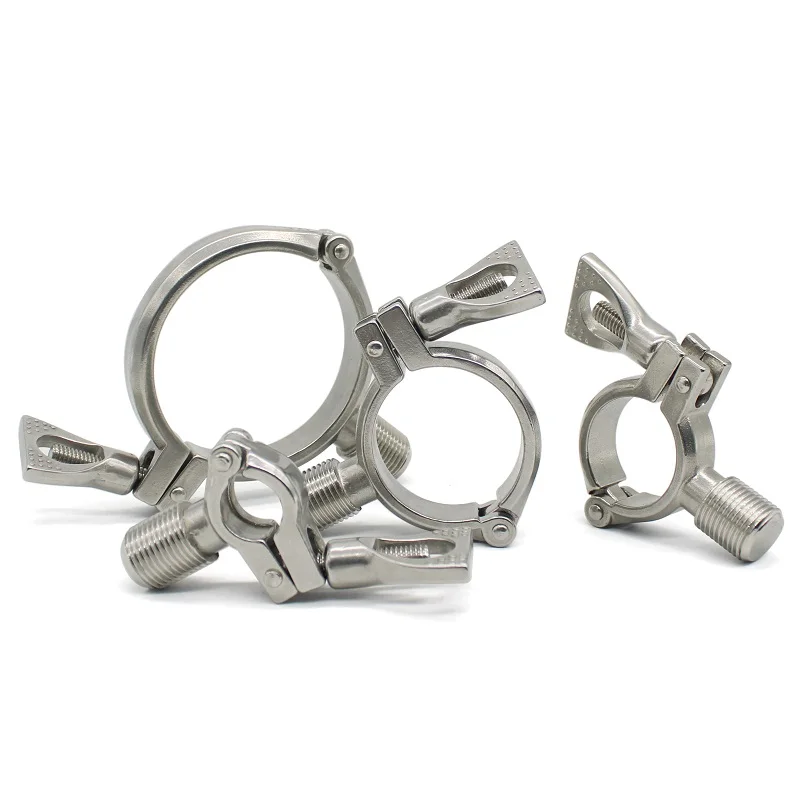 OD 19 мм до OD152mmbspt1 / 2 &quotнаружная резьба 304 Скоба из нержавеющей стали для труб