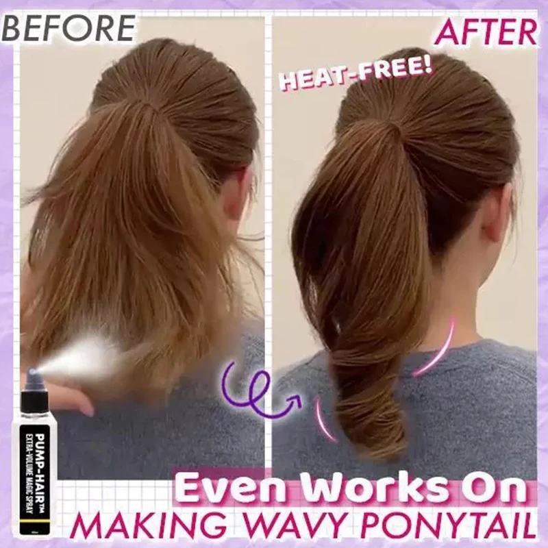 

1pc Fluffy Volumizing Hair Gel Super Large Capacity Styling Gel Spray Non-greasy and Non-sticky Long-lasting Pump-hair Shape Gel