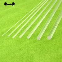 29pcs acrylic rods clear transparent plexiglass rods diy sand table material accessories 250mm long dia 1 6mm