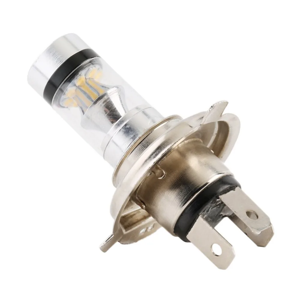 

H4 100W 12-24V Auto Car Fog Light 20 SMD LED 6000k Signal Reverse Warning Light Safety Driving Head Light Bulb