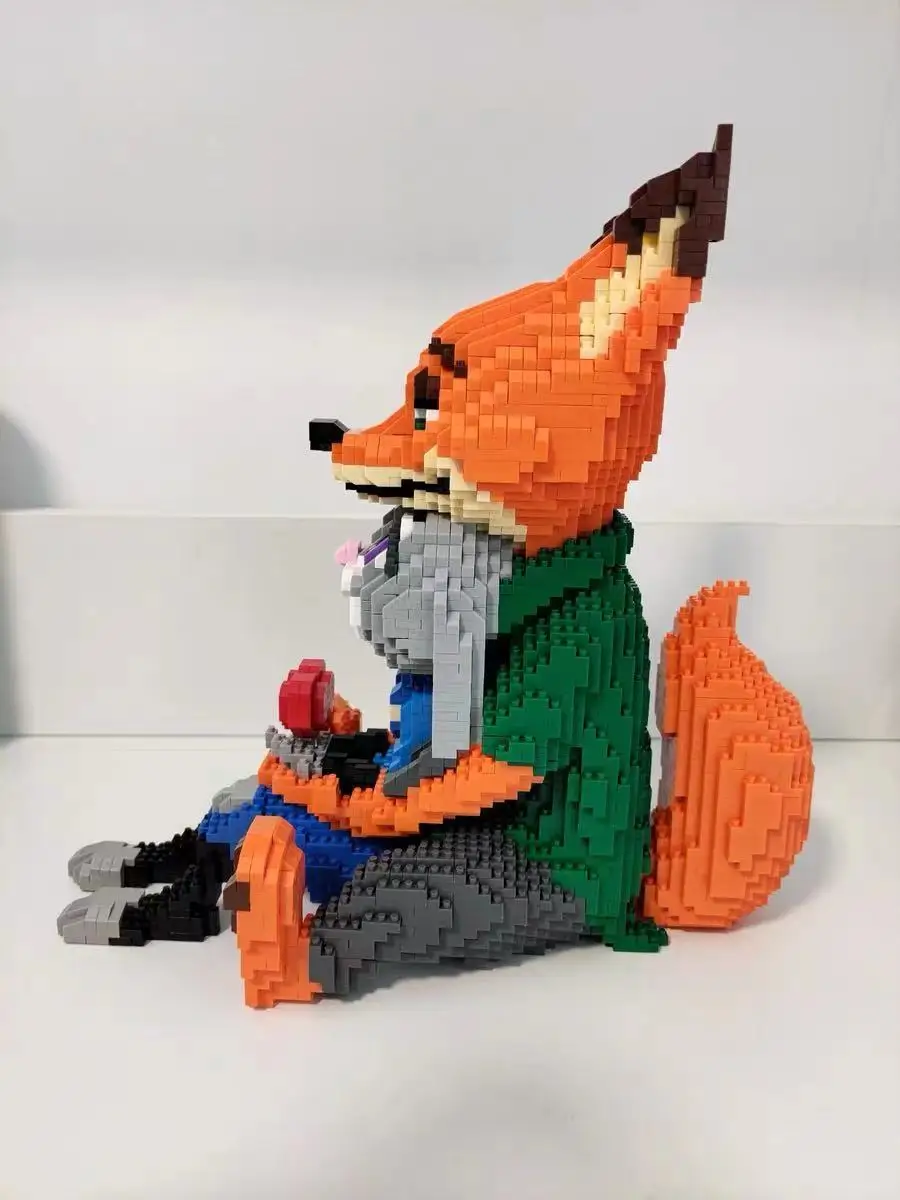 Мини-фигурки Disney конструктор Зоотопия Джуди кролик экшн-фигурки из аниме Ник