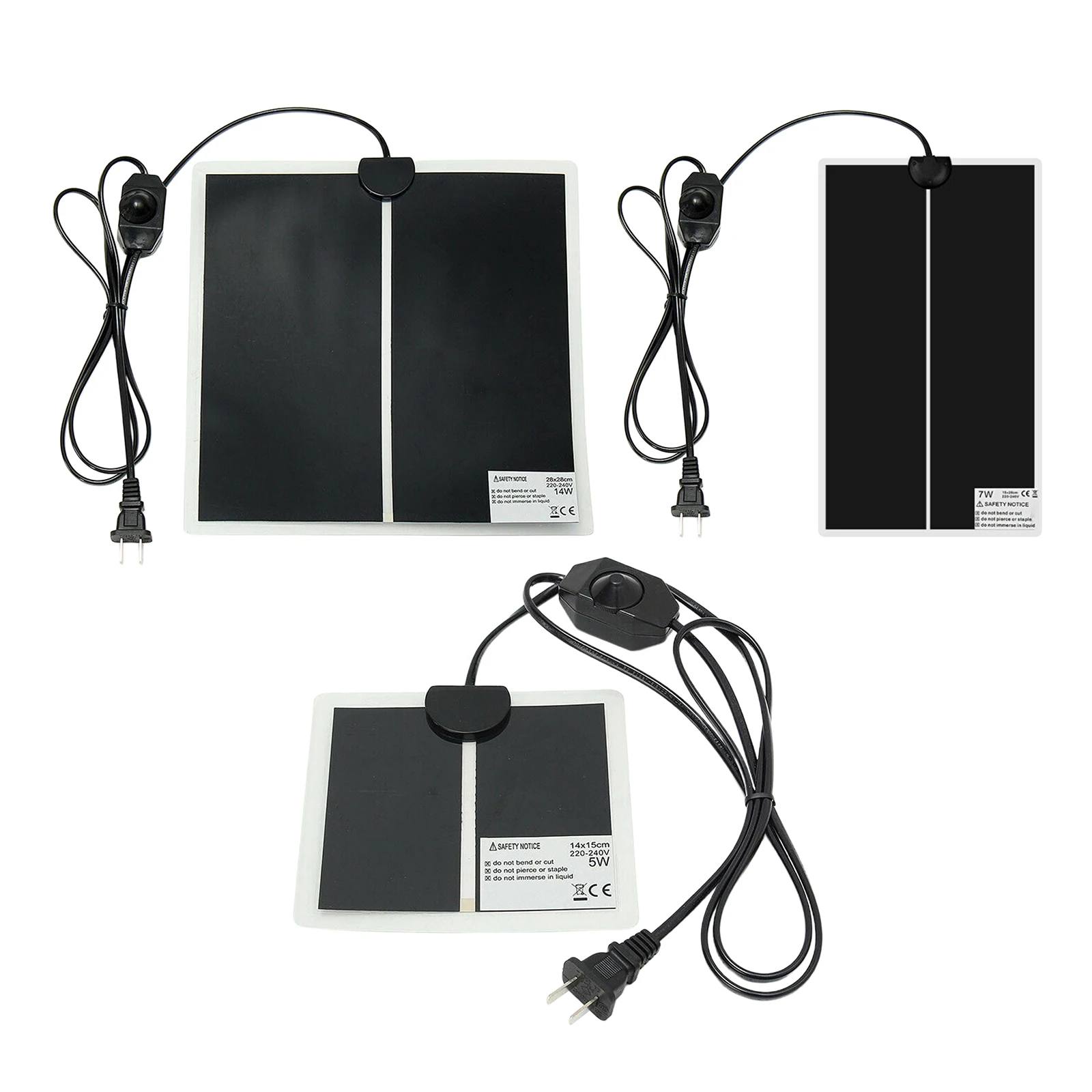 Нагревательный Коврик для рептилий подогреватель бака с контролем температуры