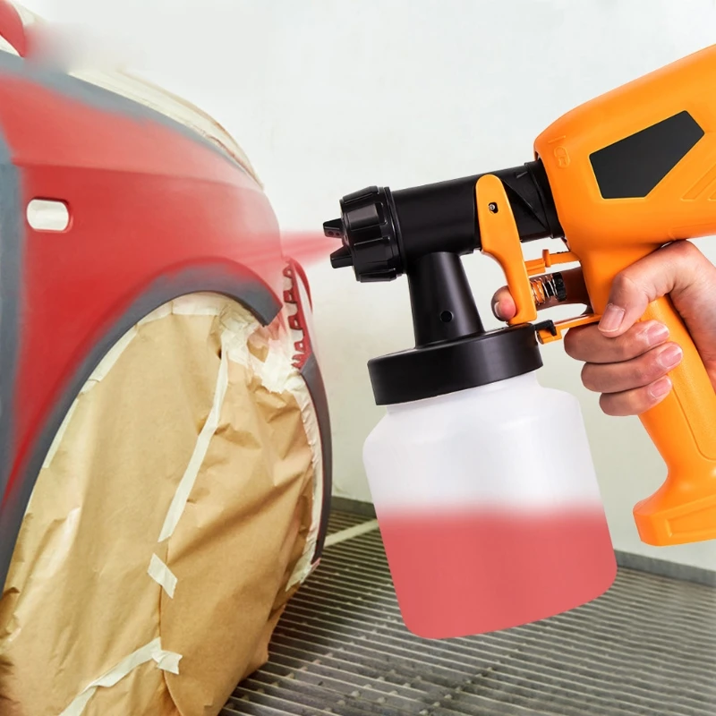 

800ML Electric Handheld Spray Airbrush Paint Sprayers High Power Home Electric Airbrush For Painting Cars Wood Furnitu