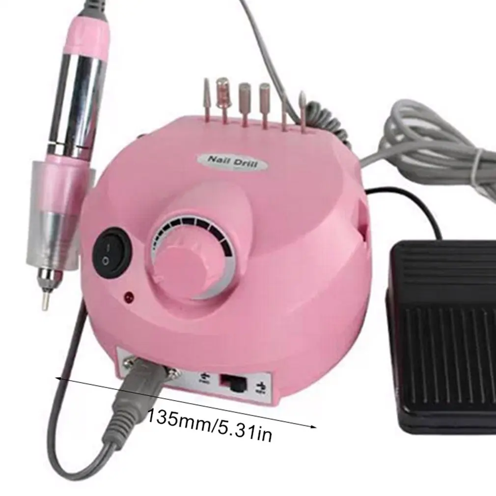 

25000rpm Electric Nail Polisher File Electric Nail Polisher Tool for Acrylic Nails Manicure Pedicure Polishing