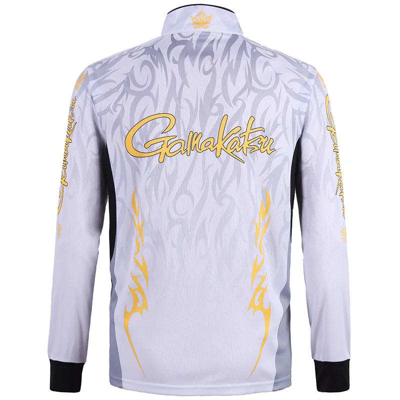 

Gamakatsu Fishing Clothing Spring Summer Men Long Sleeve Outdoor Cycling Fishing Shirts Quick Dry Breathable Fishing Clothes