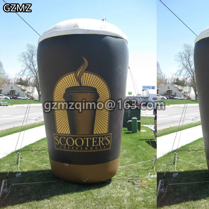 

MZQM 3mh надувной бумажный стаканчик для Кофе Модель зарядки воздуха индивидуализированная Питьевая Бутылка для продвижения