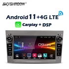 Автомобильный DVD-плеер 8 ГБ + 128 ГБ Carplay DSP IPS Android 11,0 GPS WIFI Bluetooth радио для Opel Zafira Vectra Antara Astra Combo Corsa