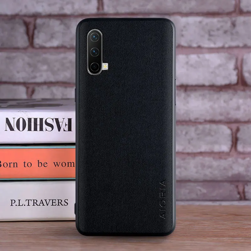 case for oneplus nord ce 5g core edition 5g coque luxury textile leather skin soft tpu hard phone cover for oneplus nord ce case free global shipping