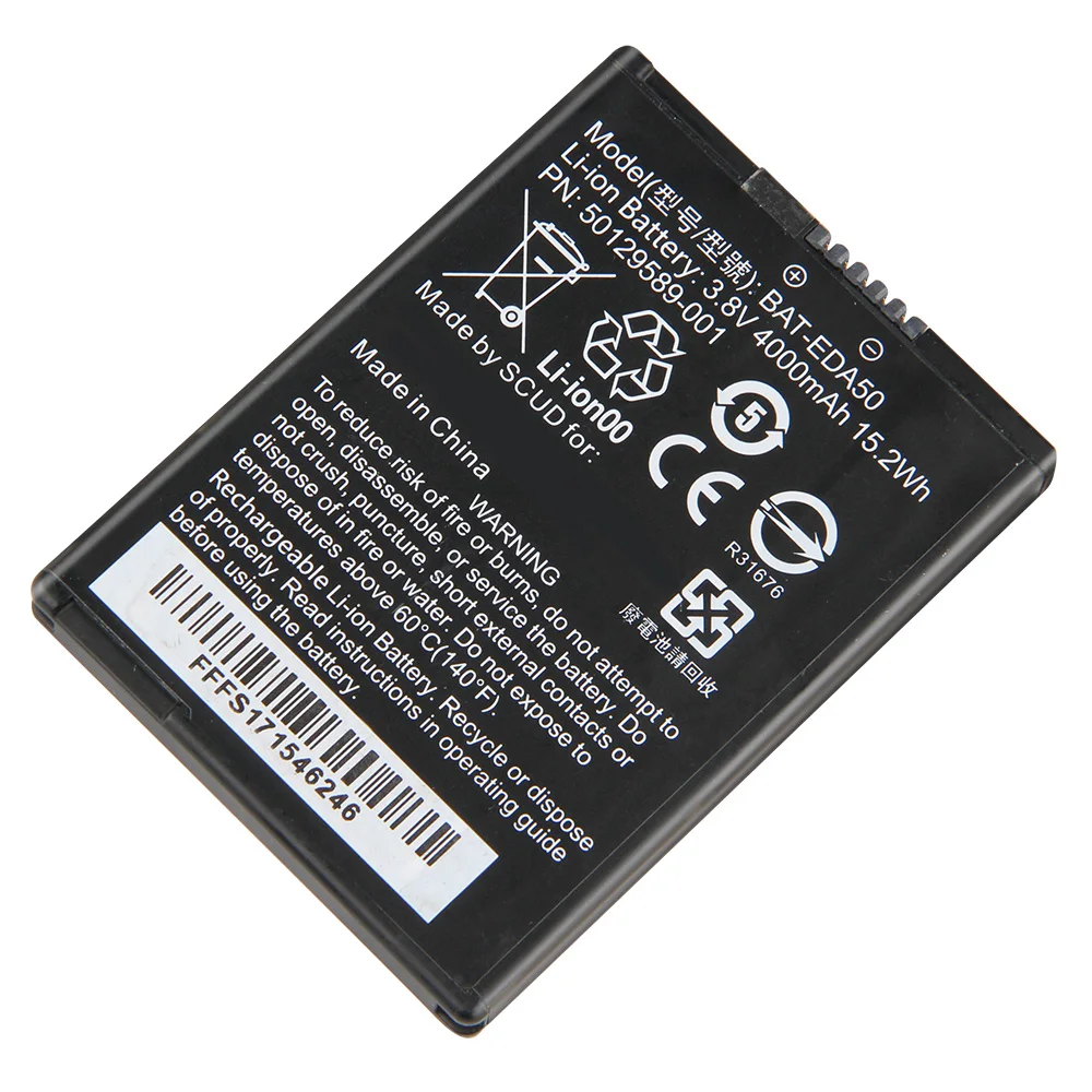 Yelping-Bater&iacute;a de tel&eacute;fono BAT-EDA50, accesorio para Honeywell EDA50, EDA50hc, Scanpal, EDA40, EDA50k, 4000mAh-4