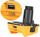 Адаптер для аккумулятора DCA1820 для Dewalt 18 в, преобразователь инструментов Dewalt 20 в, литиевая батарея для Dewalt 18 в, аккумулятор DC9096 DC9098 DE9096