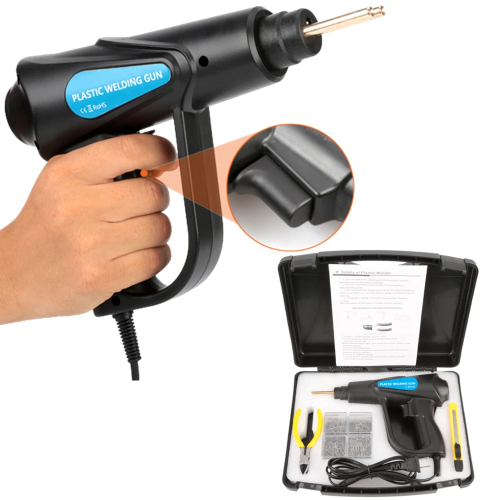 

Car Bumper Repair Kit Hot Stapler Machine Bumper Soldering Staples Plastic Weld Staples Bady Plastic Repair Kit