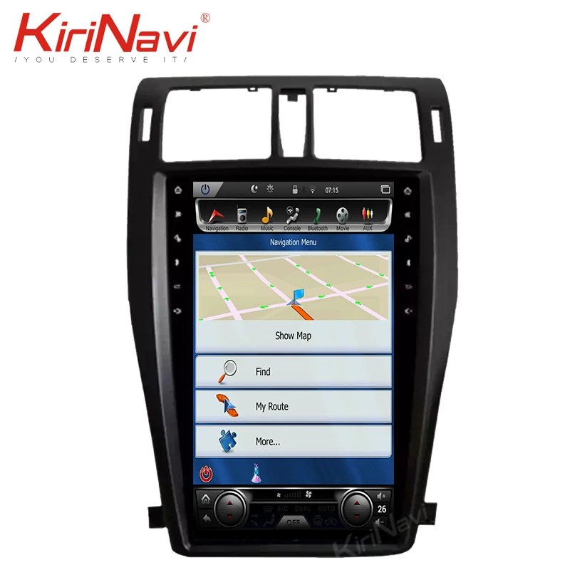 KiriNavi 13 6 &quotAndroid 9 0 автомобильное радио GPS навигация для Toyota Crown автомобильный DVD