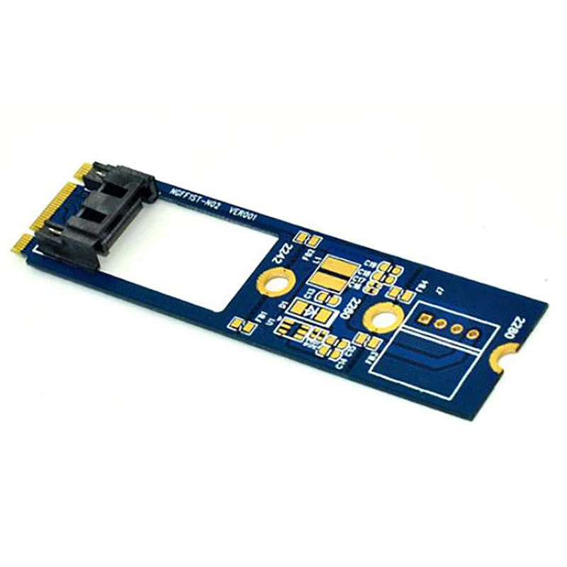 Адаптер M2 SATA конвертер карта памяти ID M.2 NGFF SSD на 7Pin адаптера поддержка 2242 2260 2280