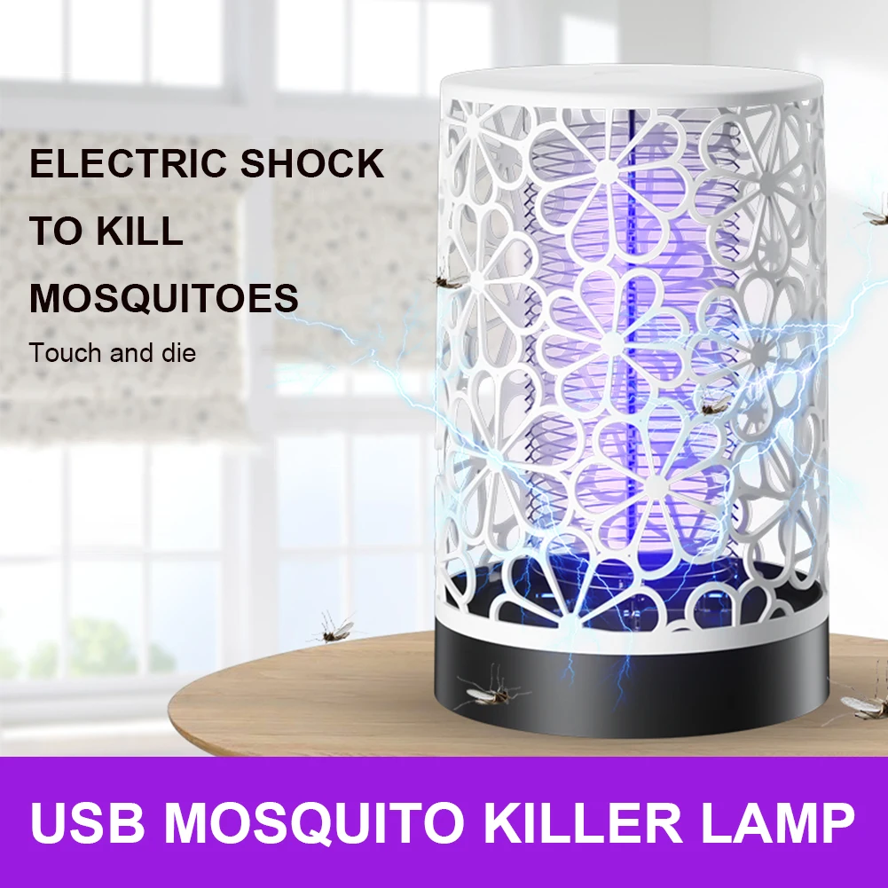 

UV Wall-mounted USB Mosquito Killer Lamp Removeable Ultraviolet LED Photocatalyst Electric Shock Bug Insect Trap Home/Outdoor