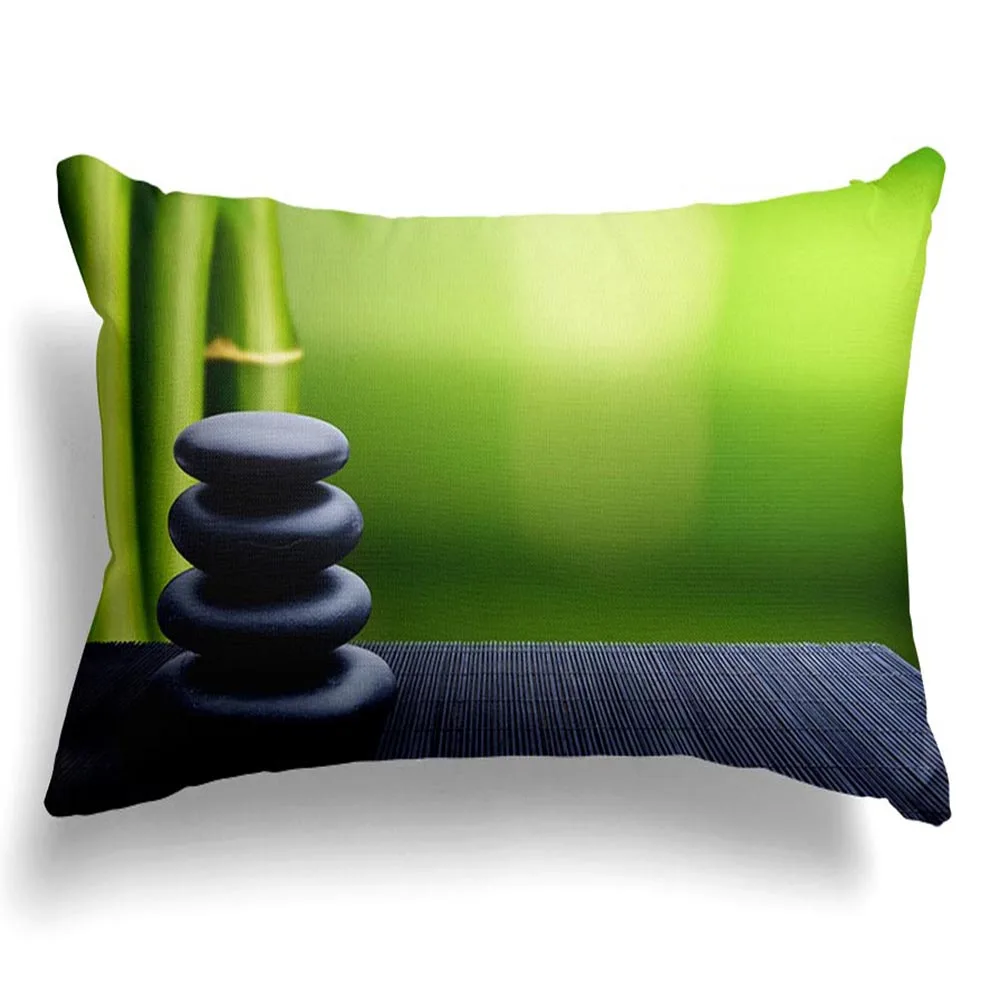 Лидер продаж прямоугольный Чехол-Подушка с розовыми цветами и камнями Модный