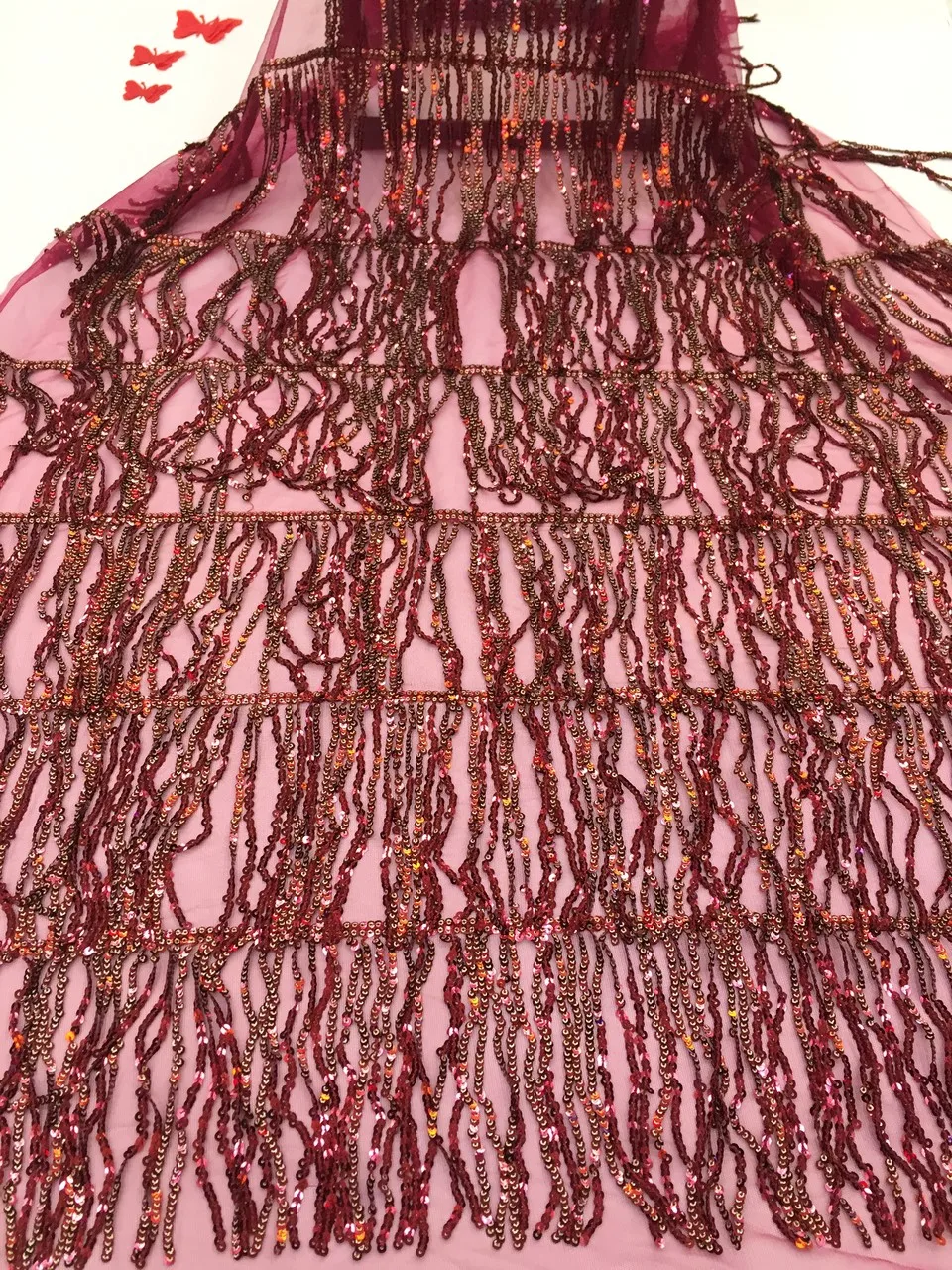 Африканская кружевная ткань с блестками 2021 высококачественное кружево