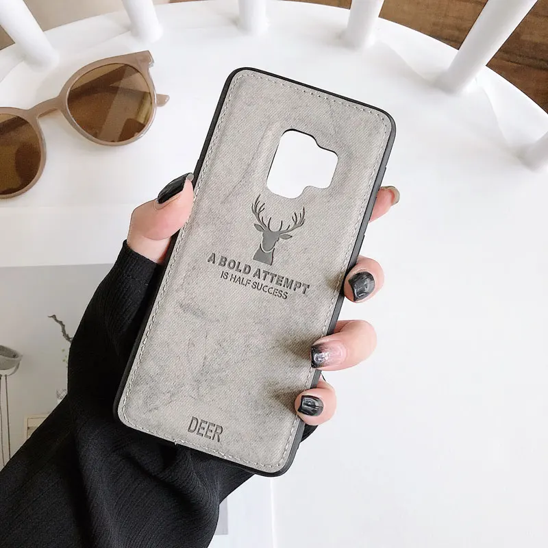 Gray Роскошный ударопрочный тканевый чехол s для samsung S11 M30S A51 A50 A70 A80 A90 M20 ткань текстура для samsung Note10 Мягкий силиконовый чехол - Цвет: Gray