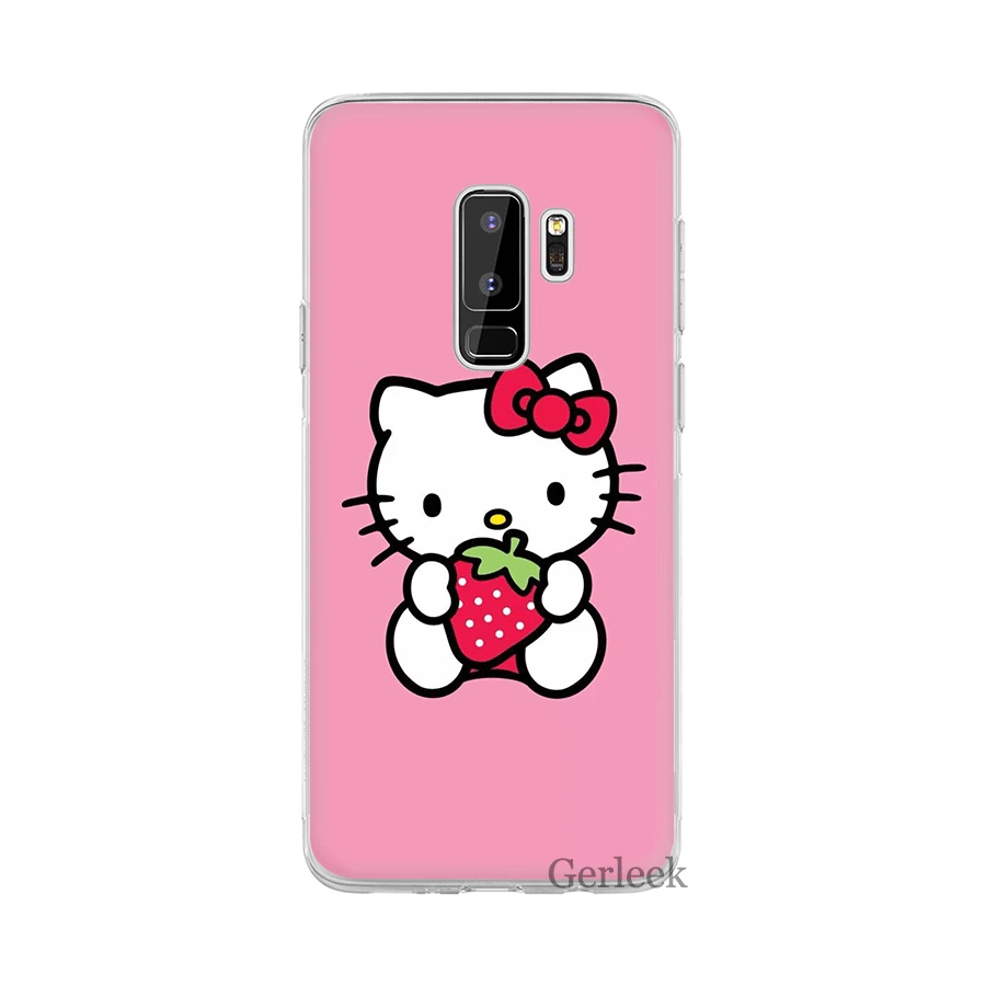 H6 Чехол для телефона для samsung Galaxy M10 M20 M30 M40 S6 S7 край S8 S9 S10 S10e Plus Note 8 9 S3 S4 S5 чехол хорошего симпатичный рисунок «Hello Kitty» - Цвет: H6