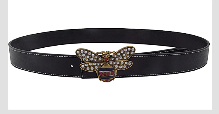 Западные Стразы Peal Bee, Пряжка из сплава, кожаный женский ремень, модный, карамельный цвет, джинсы, повседневные брюки, женский ремень