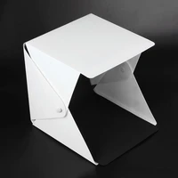 portable folding photo studio softbox lighting tent kit 2 led panel mini folding softbox background photography ycdc