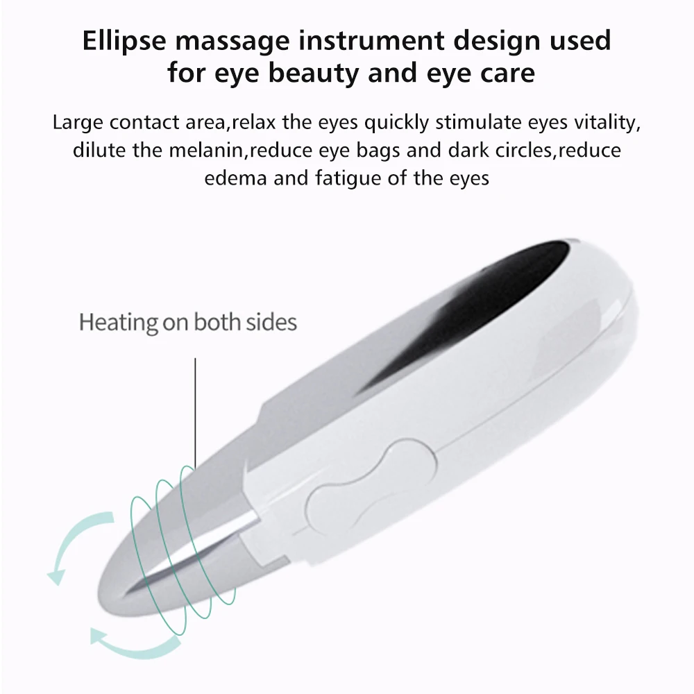 Электрический глаз массажер для лица с напылением из EMS вибрации против морщин
