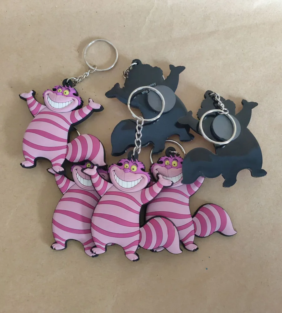 

Модная сказочная Алиса приключения в стране чудес брелок с котом магнитная сила кулон Фигурки игрушки