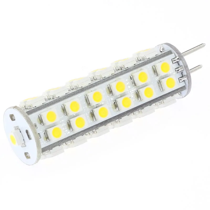 С регулируемой яркостью GY6.35 Led G6.35 кукурузная лампа 51 светодиоды 3528SMD белое свечение, теплое белое свечение, 12V 24V 3W супер яркий светодиод повышенной Мощность освещение 1 шт./лот