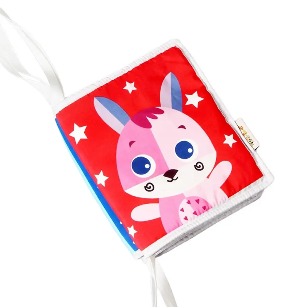 

Тканевые книги для младенцев, детские кроватки, книги, игрушки, двусторонний бампер для кровати, Ранние развивающие игрушки, тихая книга с ж...