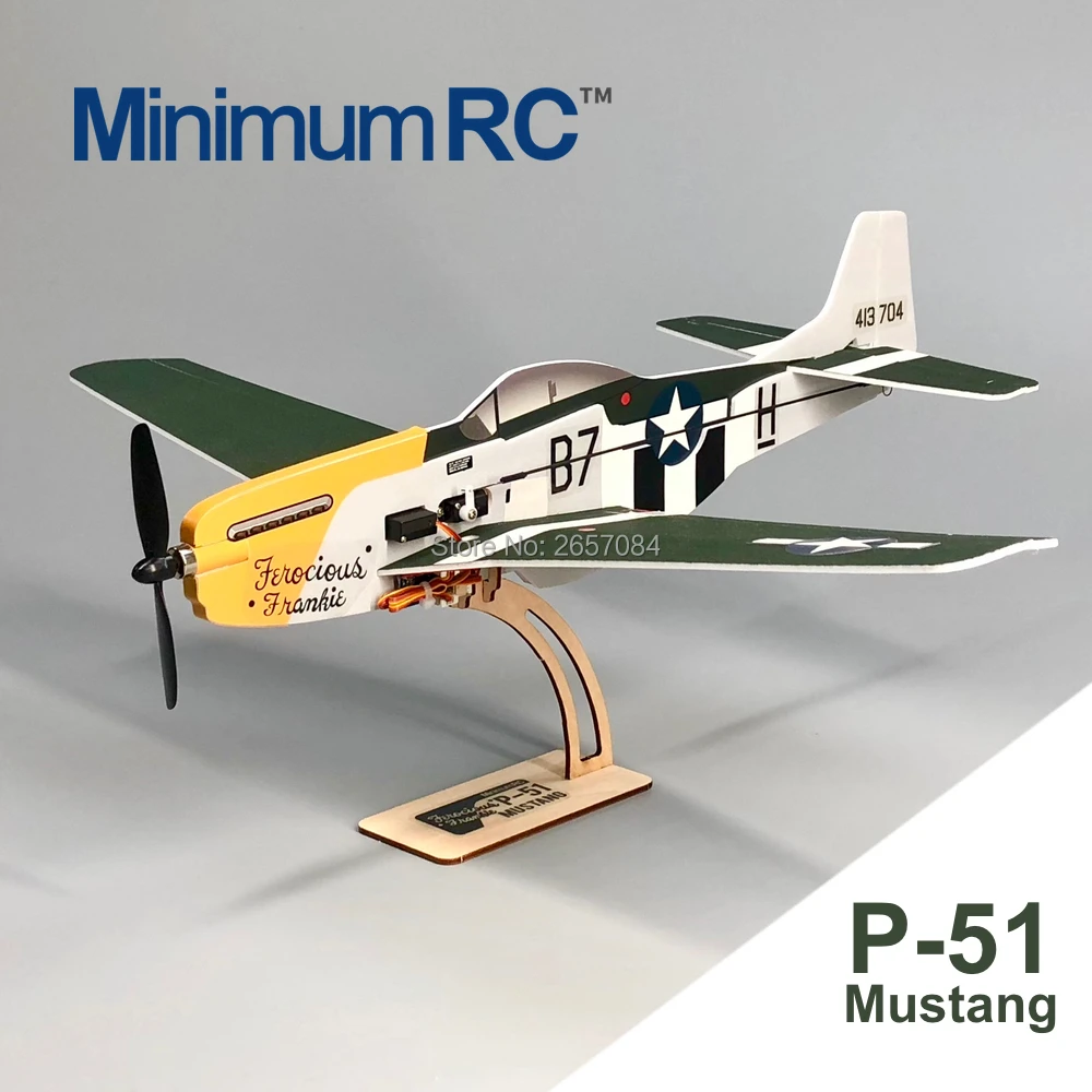 Молекулярная...... P-51 Mustang 360mm размах крыльев 4 канала тренажер с неподвижным крылом
