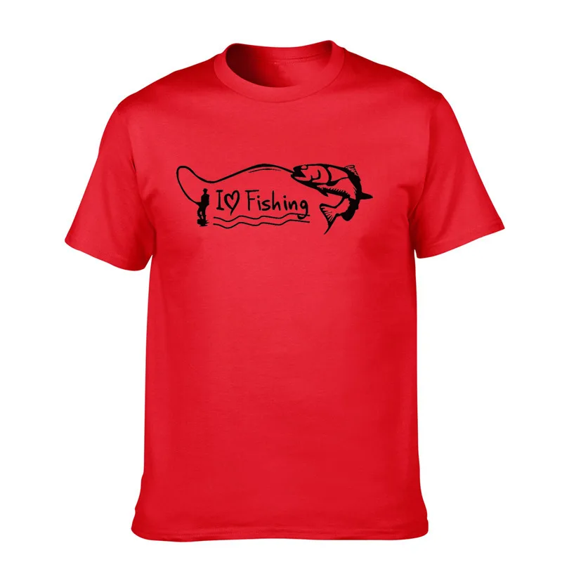 100% хлопковые футболки повседневная забавная футболка для рыбалки Мужская отцов