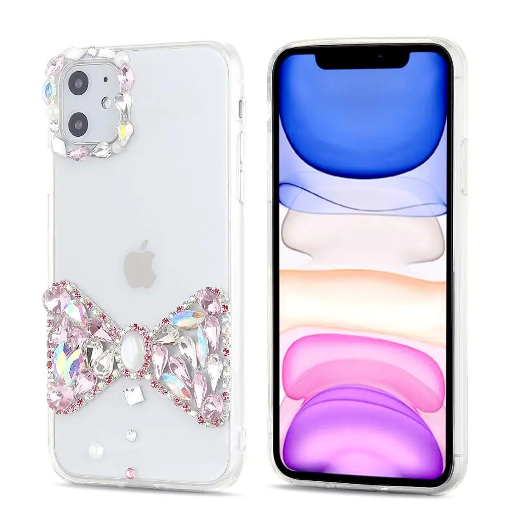 Чехол для iPhone 11 Pro Max Xs Xr X 8 7 Plus SE Женский чехол с милым бантом и котенком девушек