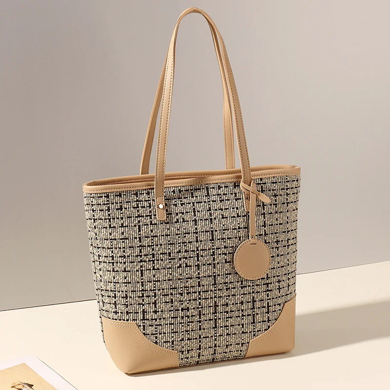 Женские сумки клетчатые на плечо с ремнем винтажный стиль женские модные ручками