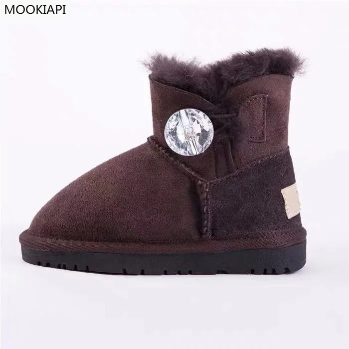 В 2019 году новые австралийские зимние ботинки из овечьей кожи и меха чистая шерсть