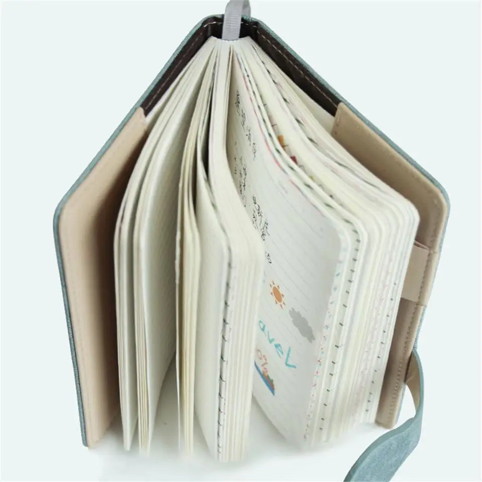 Блокнот планировщик А5/А6/B5 кожаный журнал в твердой обложке дорожный школьный