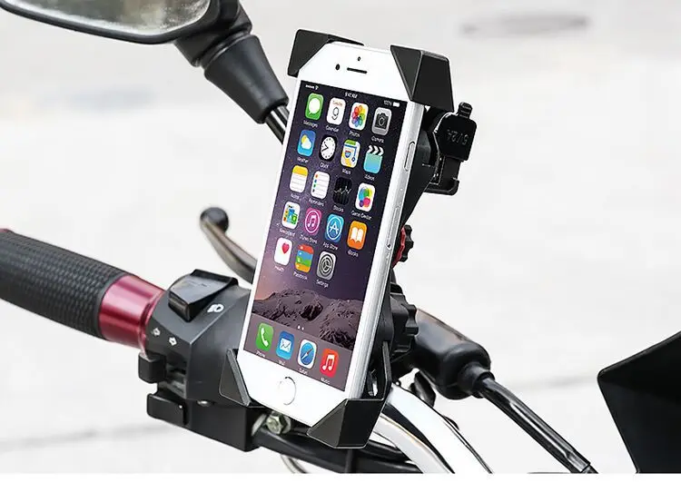 Универсальный держатель для телефона moto rcycle с поворотом на 360 градусов, держатель для телефона на руль, перезаряжаемое зеркало для мотокросса, держатель для сиденья