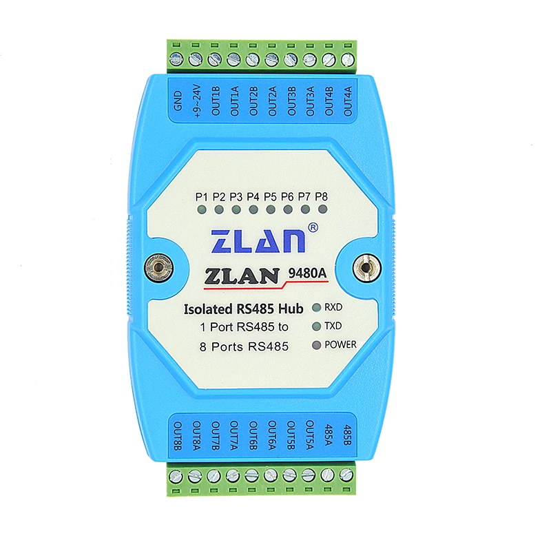 8-портовый 485 концентратор сплиттер ZLAN9480A | Инструменты